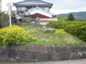 丸山古墳の石棺の写真