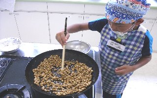 黒砂糖豆に作りに挑戦