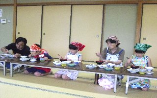 みんなで試食