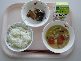 6月25日の給食写真