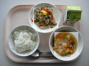 9月5日の給食写真