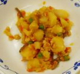 4.じゃがいものそぼろ煮 4.じゃがいものそぼろ煮