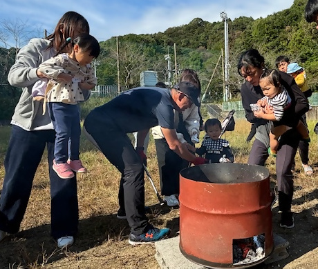 野外体験活動の様子