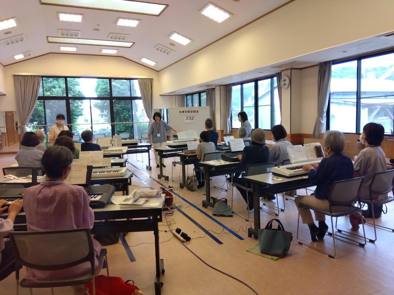 ピアノ授業の様子