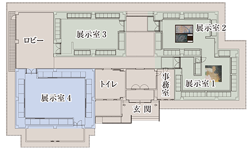 臼杵市歴史資料館の館内図
