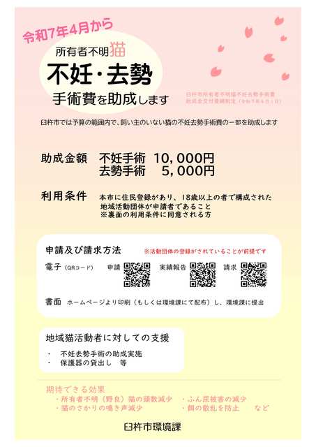 補助事業チラシ（表）