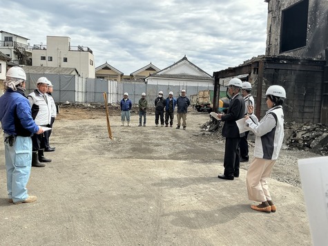 建設産業がれき視察01