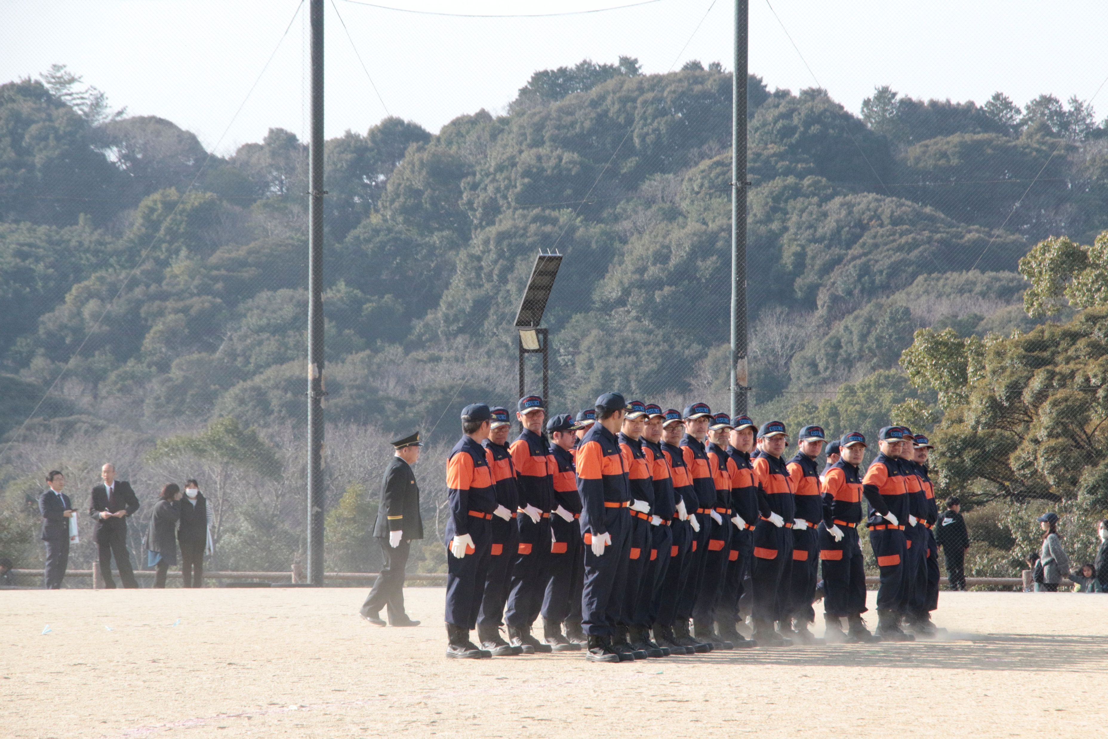 画像２　小隊訓練