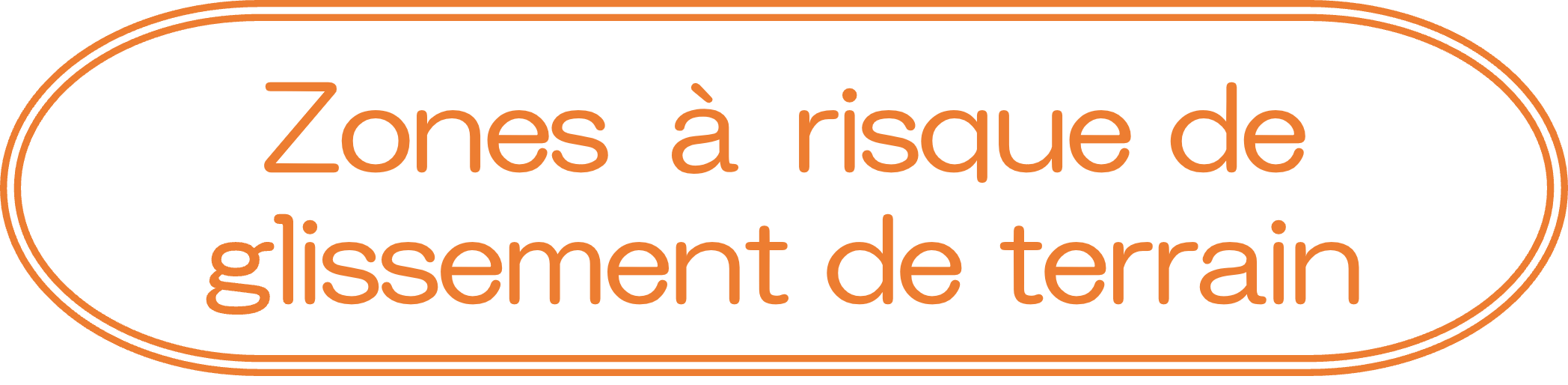 Zones à risque de glissement de terrain