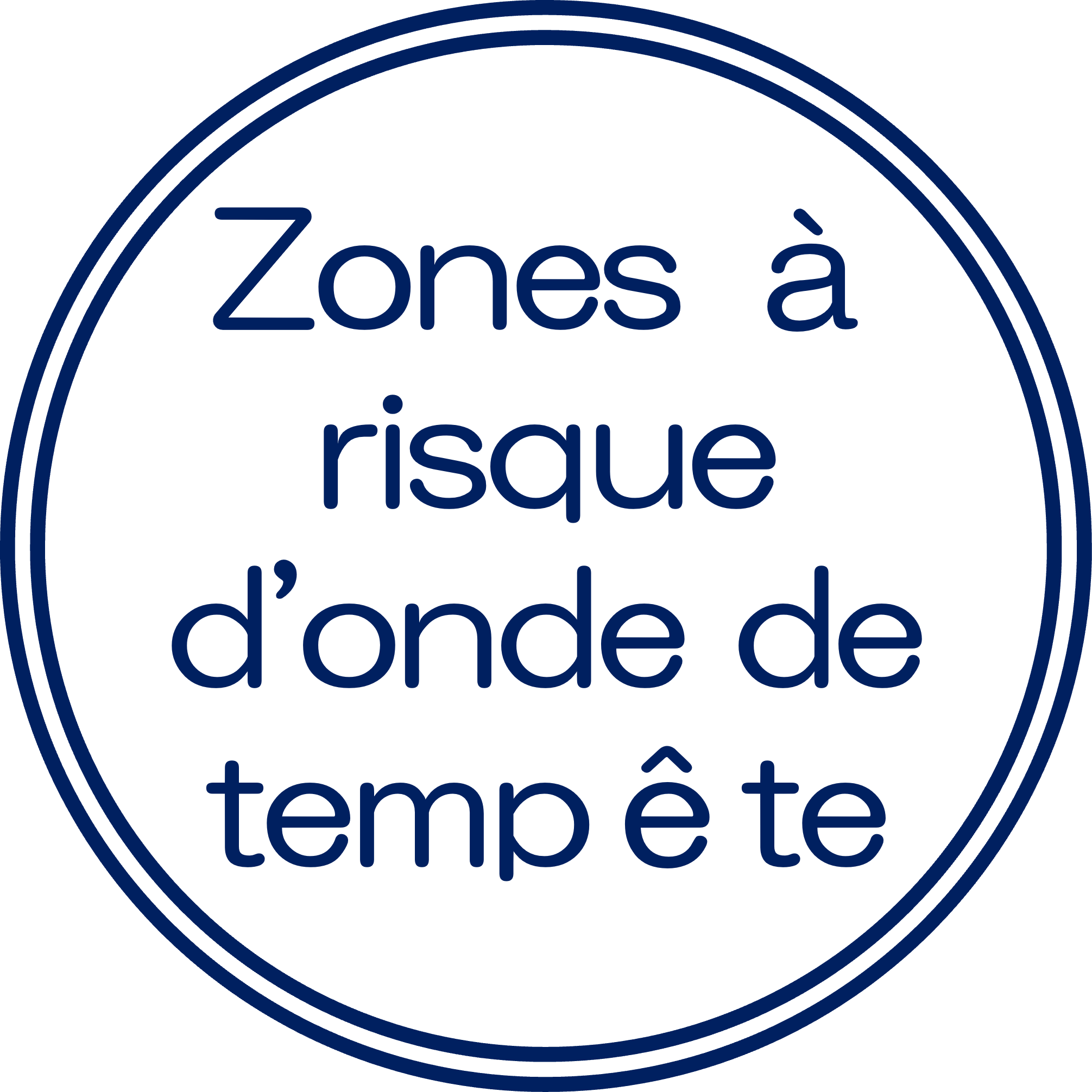 Zones à risque d’onde de tempête